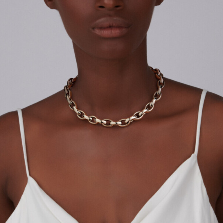 witgoud jasseron collier Schaap en Citroen Essentials - #3 witgoud jasseron collier Schaap en Citroen Essentials - #3