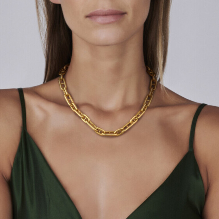 geelgoud collier Schaap en Citroen Essentials - #3 geelgoud collier Schaap en Citroen Essentials - #3