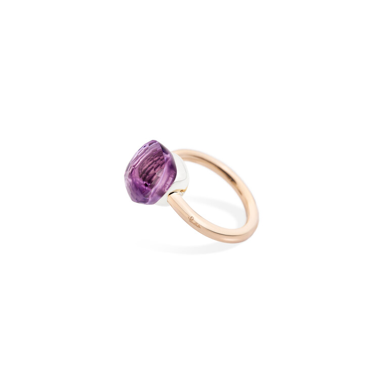Pomellato Nudo ring rosé/wit goud met Amethist - PAA1100 O6000 000OI - #5 Pomellato Nudo ring rosé/wit goud met Amethist - PAA1100 O6000 000OI - #5