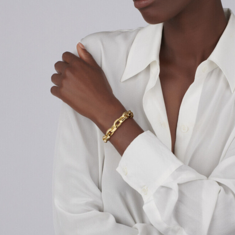 geelgoud schakel armband Schaap en Citroen Essentials - #2 geelgoud schakel armband Schaap en Citroen Essentials - #2