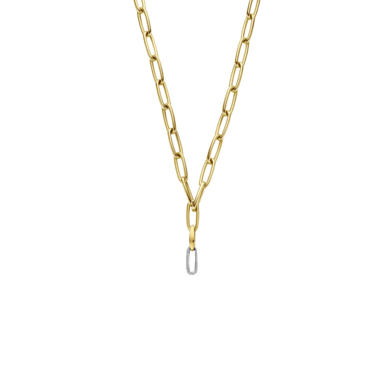 geelgoud schakel collier Schaap en Citroen Essentials - #2 geelgoud schakel collier Schaap en Citroen Essentials - #2