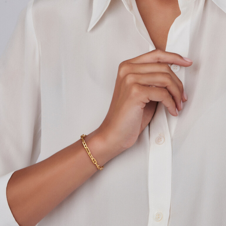 geelgoud armband Schaap en Citroen Essentials - #2 geelgoud armband Schaap en Citroen Essentials - #2