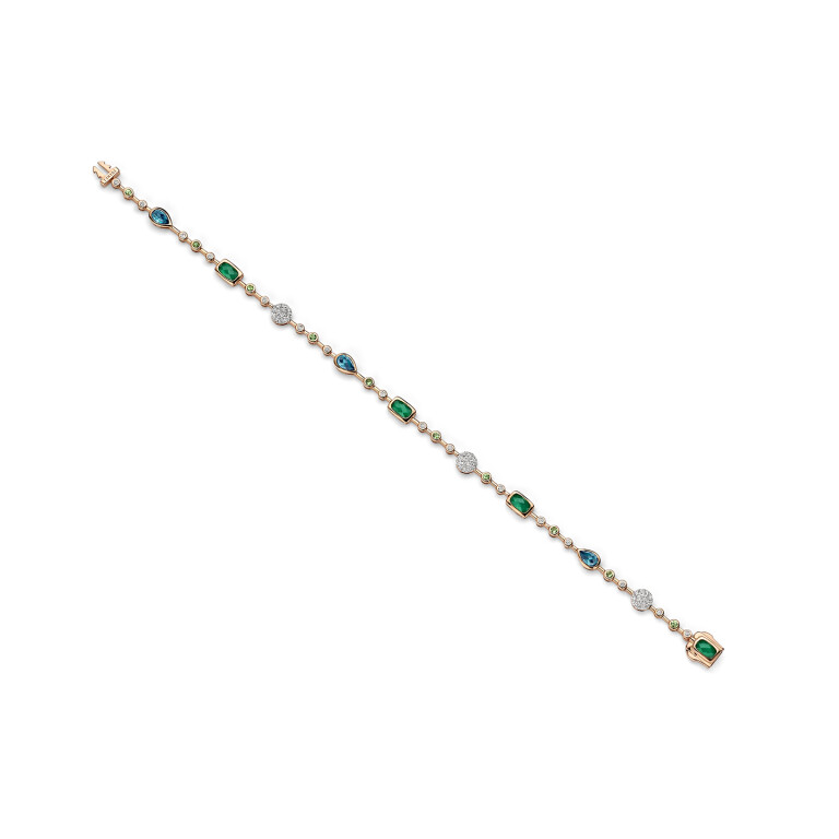 Tirisi Jewelry Venice Exclusive armband roodgoud met diamant - TB9073EM+LBTP - #2 Tirisi Jewelry Venice Exclusive armband roodgoud met diamant - TB9073EM+LBTP - #2