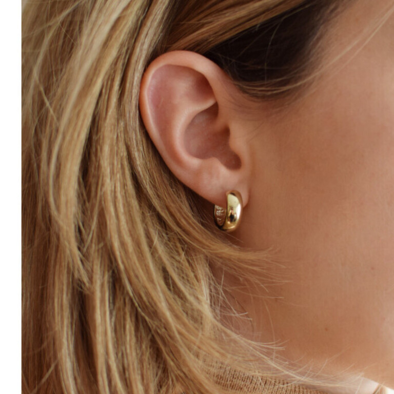 geelgoud oorringen Schaap en Citroen Essentials - #3 geelgoud oorringen Schaap en Citroen Essentials - #3