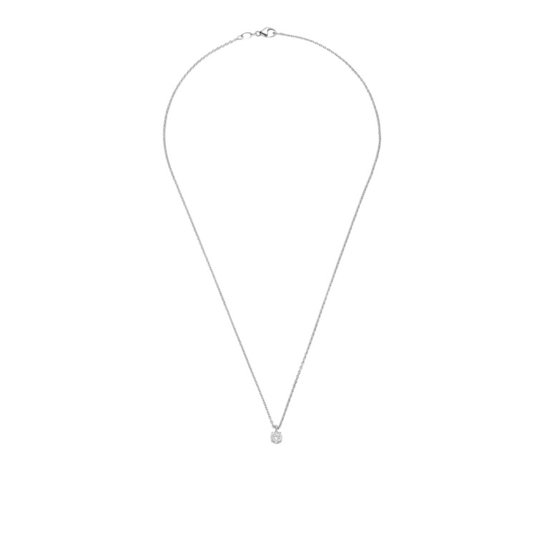 witgoud collier met hanger solitair met diamant Schaap en Citroen Diamonds - #2 witgoud collier met hanger solitair met diamant Schaap en Citroen Diamonds - #2