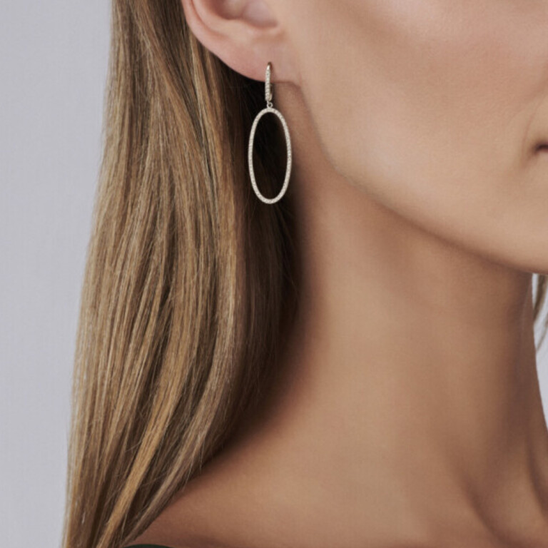 witgoud oorhangers met diamant Schaap en Citroen Diamonds - #4 witgoud oorhangers met diamant Schaap en Citroen Diamonds - #4