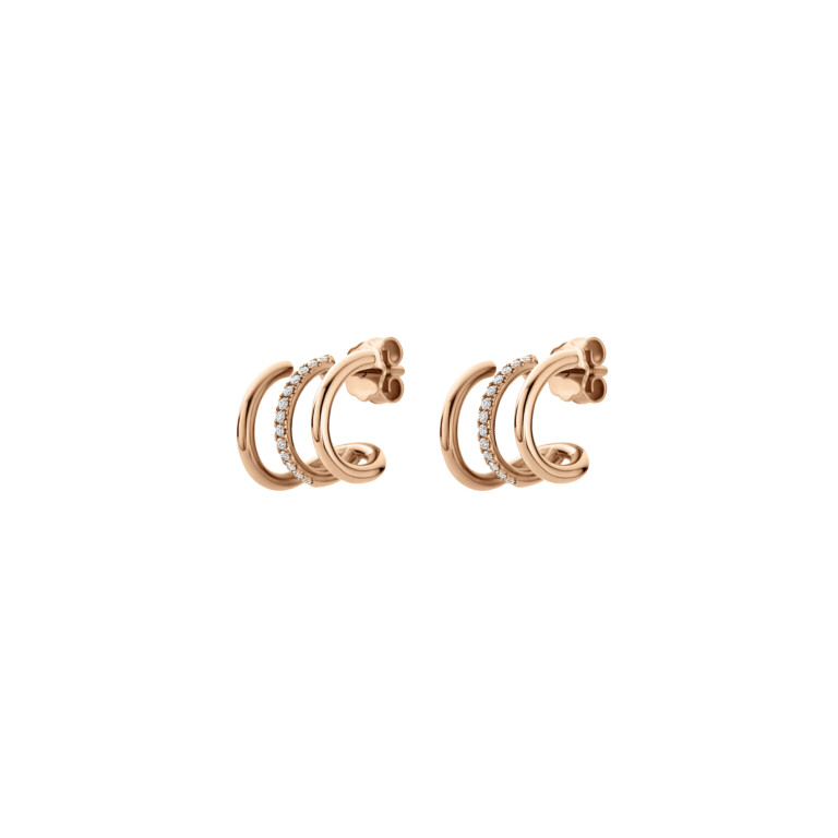 roodgoud oorknoppen met diamant Schaap en Citroen Diamonds - #2 roodgoud oorknoppen met diamant Schaap en Citroen Diamonds - #2