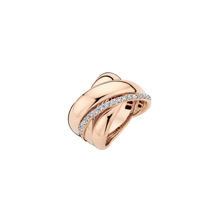 roodgoud ring met diamant Schaap en Citroen Diamonds - #3 roodgoud ring met diamant Schaap en Citroen Diamonds - #3