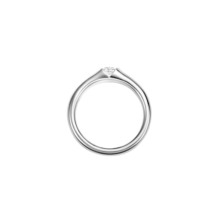witgoud solitair ring met diamant Schaap en Citroen Diamonds - #3 witgoud solitair ring met diamant Schaap en Citroen Diamonds - #3