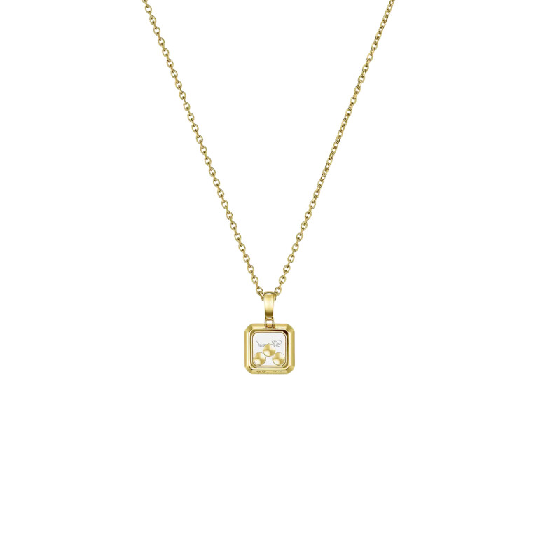 Chopard Happy Diamonds Icons Square collier met hanger geelgoud met diamant - 79A115-0001 - #2 Chopard Happy Diamonds Icons Square collier met hanger geelgoud met diamant - 79A115-0001 - #2