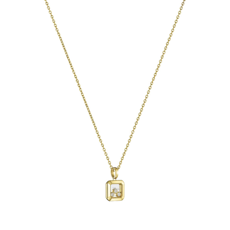 Chopard Happy Diamonds Icons Square collier met hanger geelgoud met diamant - 79A115-0001 - #3 Chopard Happy Diamonds Icons Square collier met hanger geelgoud met diamant - 79A115-0001 - #3