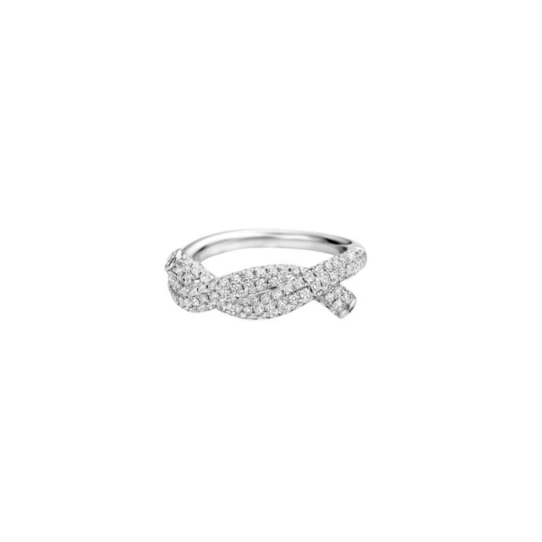 witgoud pave ring met diamant Schaap en Citroen Diamonds - #2 witgoud pave ring met diamant Schaap en Citroen Diamonds - #2