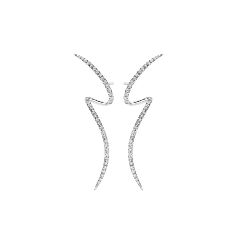 witgoud oorhangers met diamant Schaap en Citroen Diamonds - #1 witgoud oorhangers met diamant Schaap en Citroen Diamonds - #1