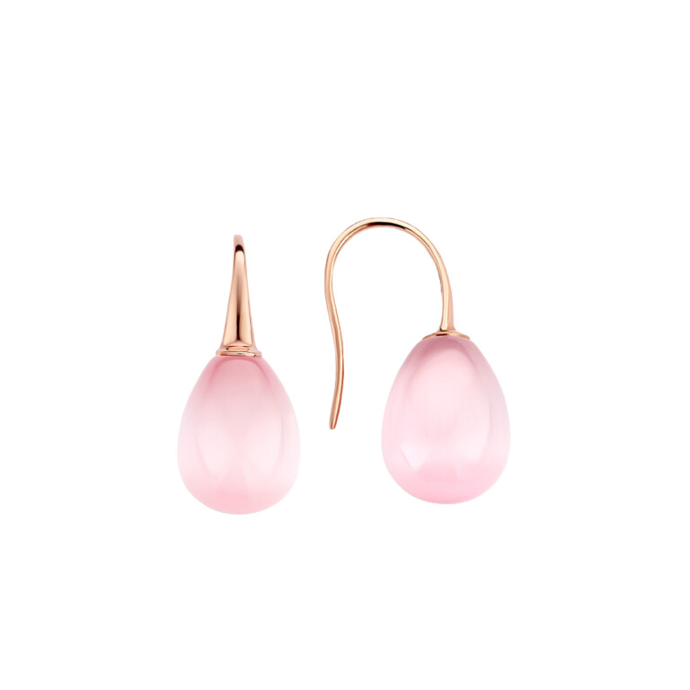 roodgoud oorhangers met Kwarts Schaap en Citroen Colours - #2 roodgoud oorhangers met Kwarts Schaap en Citroen Colours - #2