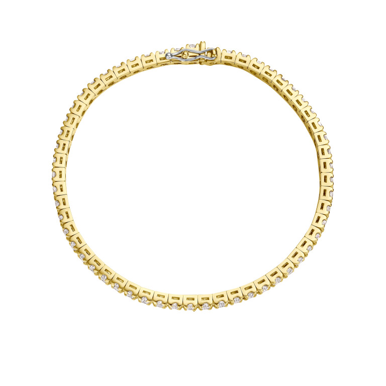 geelgoud tennis armband met diamant Schaap en Citroen Diamonds - #2 geelgoud tennis armband met diamant Schaap en Citroen Diamonds - #2