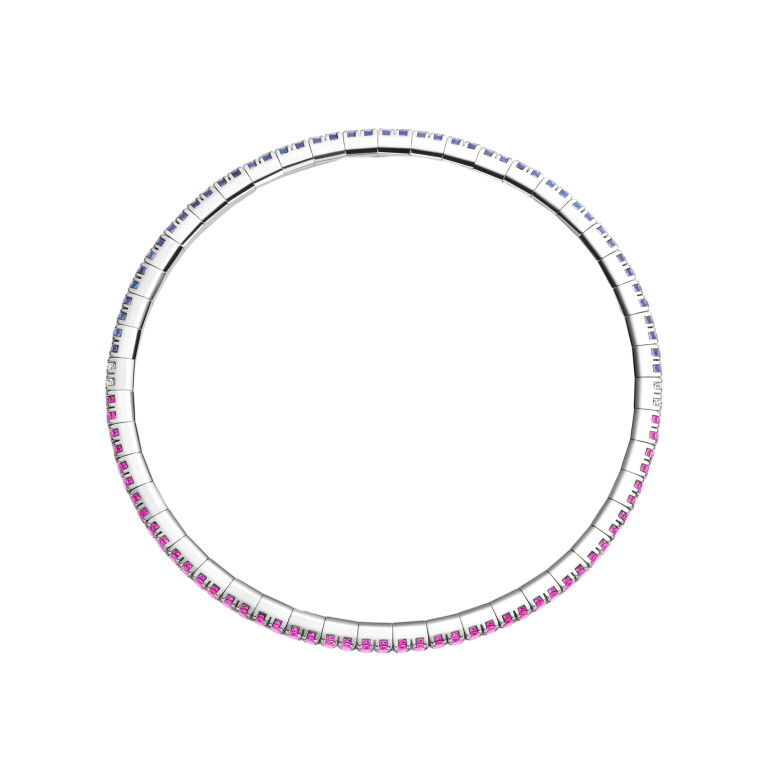 witgoud flexibele armband met diamant Schaap en Citroen Colours - #2 witgoud flexibele armband met diamant Schaap en Citroen Colours - #2