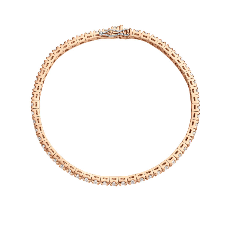 roodgoud tennis armband met diamant Schaap en Citroen Diamonds - #2 roodgoud tennis armband met diamant Schaap en Citroen Diamonds - #2