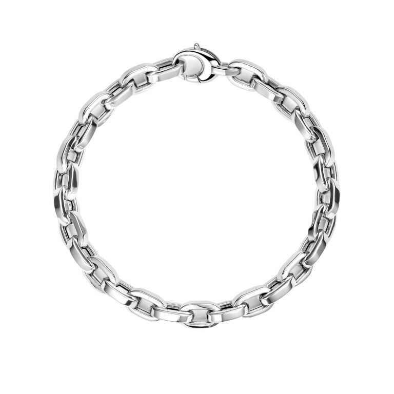 witgoud schakel armband Schaap en Citroen Essentials - #3 witgoud schakel armband Schaap en Citroen Essentials - #3