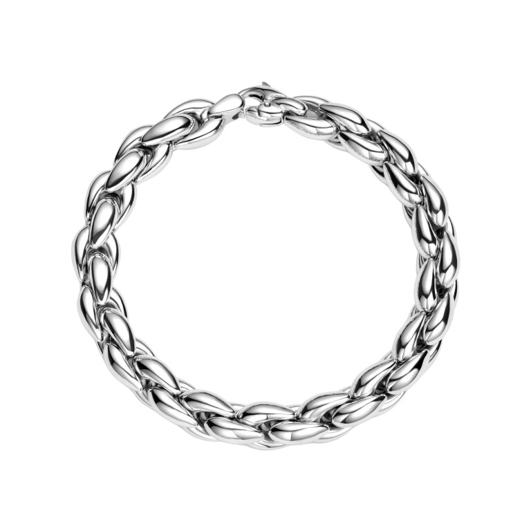 witgoud schakel armband Schaap en Citroen Essentials - #3 witgoud schakel armband Schaap en Citroen Essentials - #3