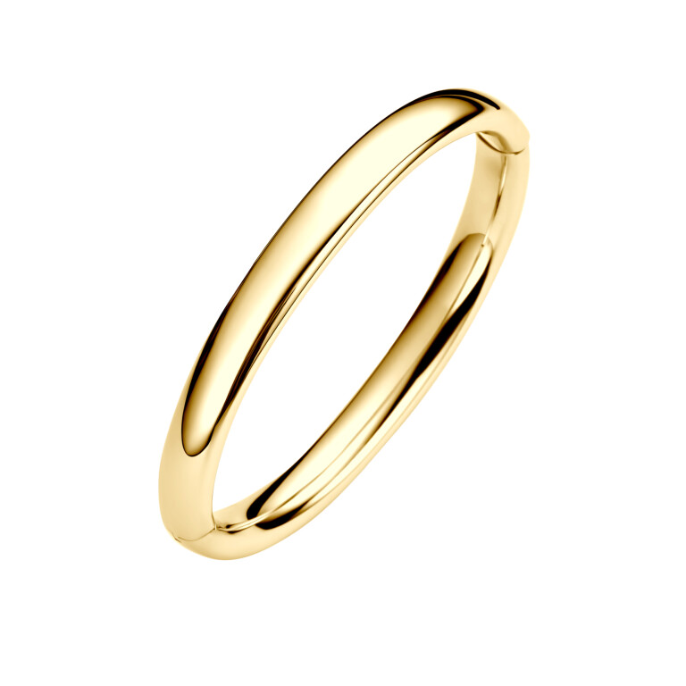 geelgoud gladde armband Schaap en Citroen Essentials - #4 geelgoud gladde armband Schaap en Citroen Essentials - #4