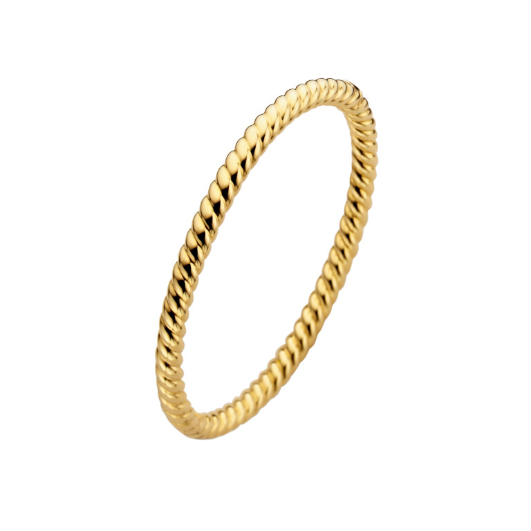 geelgoud gladde armband Schaap en Citroen Essentials - #2 geelgoud gladde armband Schaap en Citroen Essentials - #2