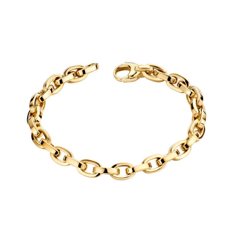 geelgoud schakel armband Schaap en Citroen Essentials - #5 geelgoud schakel armband Schaap en Citroen Essentials - #5