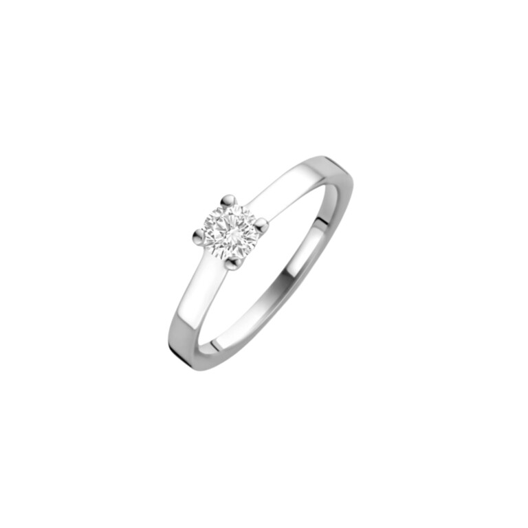 witgoud solitair ring met diamant Schaap en Citroen Diamonds - #2 witgoud solitair ring met diamant Schaap en Citroen Diamonds - #2