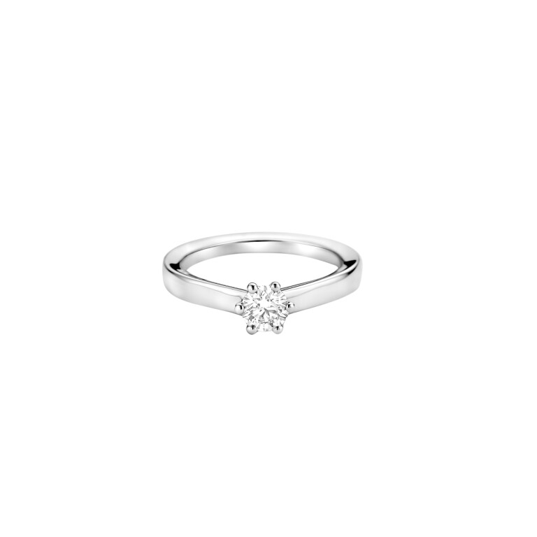 witgoud solitair ring met diamant Schaap en Citroen Diamonds - #2 witgoud solitair ring met diamant Schaap en Citroen Diamonds - #2