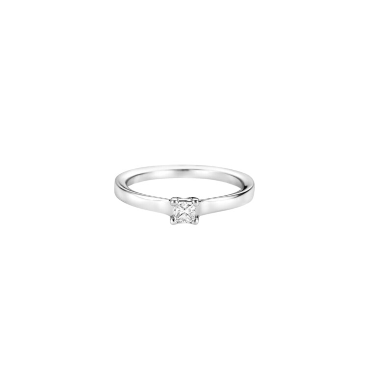 witgoud solitair ring met diamant Schaap en Citroen Diamonds - #2 witgoud solitair ring met diamant Schaap en Citroen Diamonds - #2