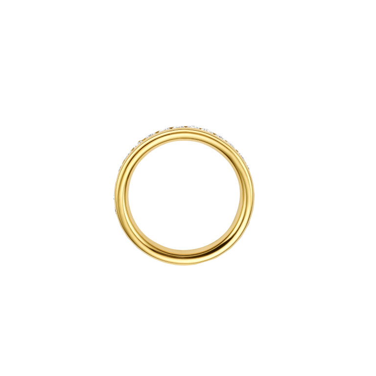 geelgoud rail ring met diamant Schaap en Citroen Diamonds - #3 geelgoud rail ring met diamant Schaap en Citroen Diamonds - #3
