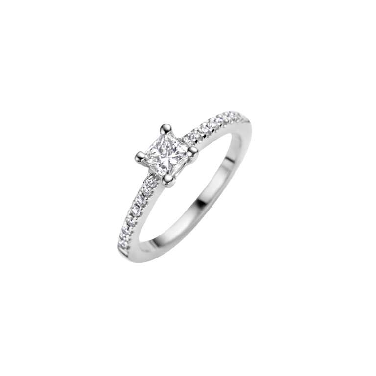 witgoud solitair ring met diamant SC Highlights Diamonds - #2 witgoud solitair ring met diamant SC Highlights Diamonds - #2