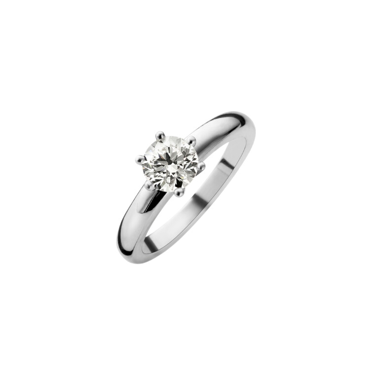 witgoud solitair ring met diamant SC Highlights Diamonds - #2 witgoud solitair ring met diamant SC Highlights Diamonds - #2