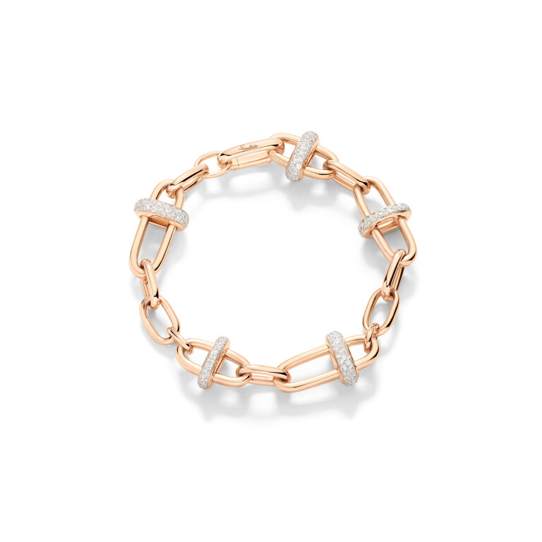 Pomellato Iconica armband roodgoud met diamant - PBC4060 O7WHR DB000 - #2 Pomellato Iconica armband roodgoud met diamant - PBC4060 O7WHR DB000 - #2