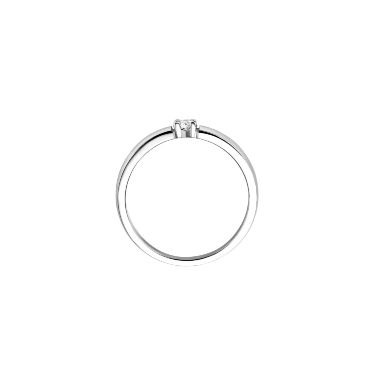 witgoud alliance ring met diamant Schaap en Citroen Diamonds - #3 witgoud alliance ring met diamant Schaap en Citroen Diamonds - #3