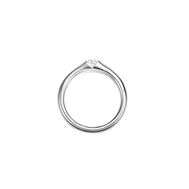 witgoud solitair ring met diamant Schaap en Citroen Diamonds - #3 witgoud solitair ring met diamant Schaap en Citroen Diamonds - #3