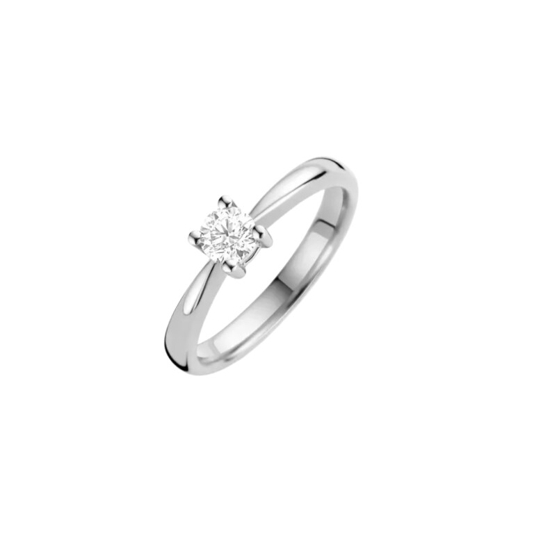 witgoud solitair ring met diamant Schaap en Citroen Diamonds - #2 witgoud solitair ring met diamant Schaap en Citroen Diamonds - #2