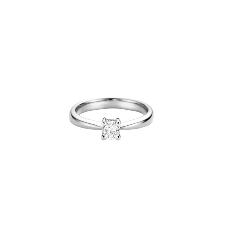 witgoud solitair ring met diamant Schaap en Citroen Diamonds - #3 witgoud solitair ring met diamant Schaap en Citroen Diamonds - #3