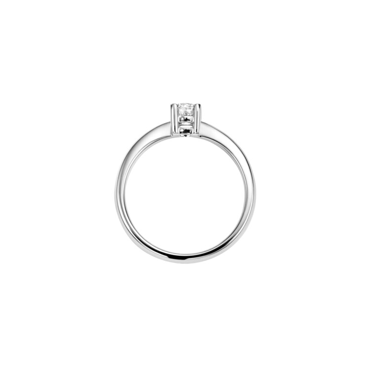 witgoud solitair ring met diamant Schaap en Citroen Diamonds - #3 witgoud solitair ring met diamant Schaap en Citroen Diamonds - #3