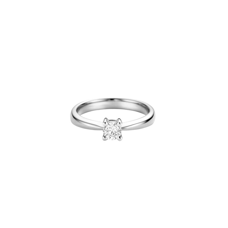 witgoud solitair ring met diamant Schaap en Citroen Diamonds - #2 witgoud solitair ring met diamant Schaap en Citroen Diamonds - #2