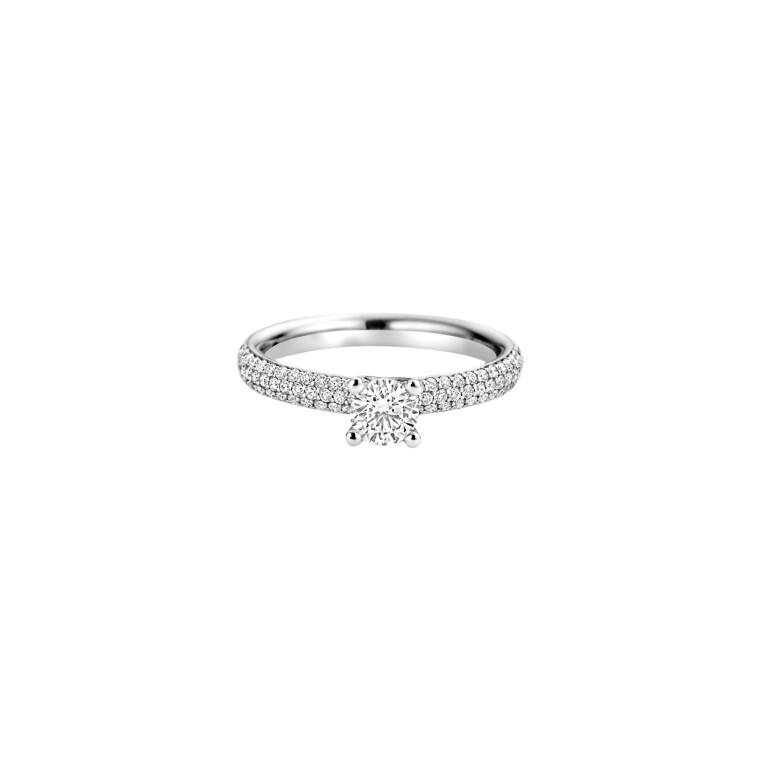witgoud solitair ring met diamant Schaap en Citroen Diamonds - #2 witgoud solitair ring met diamant Schaap en Citroen Diamonds - #2