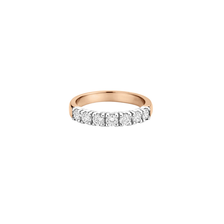 rosé/wit goud alliance ring met diamant Schaap en Citroen Diamonds - #2 rosé/wit goud alliance ring met diamant Schaap en Citroen Diamonds - #2