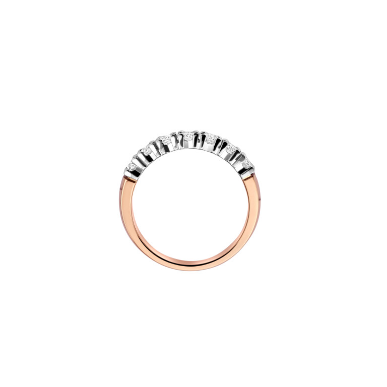 rosé/wit goud alliance ring met diamant Schaap en Citroen Diamonds - #3 rosé/wit goud alliance ring met diamant Schaap en Citroen Diamonds - #3