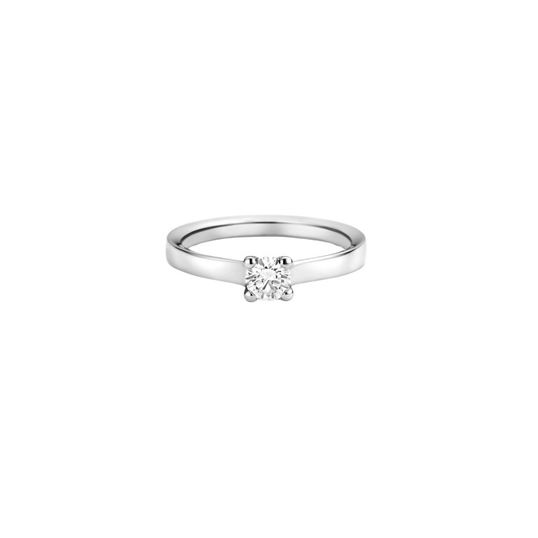 witgoud solitair ring met diamant Schaap en Citroen Diamonds - #2 witgoud solitair ring met diamant Schaap en Citroen Diamonds - #2