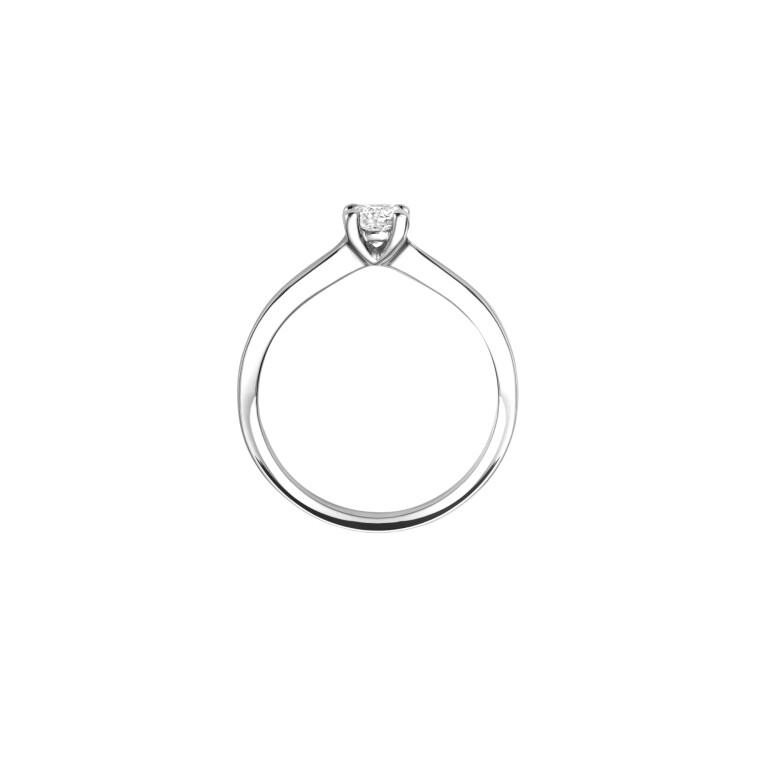 witgoud solitair ring met diamant Schaap en Citroen Diamonds - #3 witgoud solitair ring met diamant Schaap en Citroen Diamonds - #3