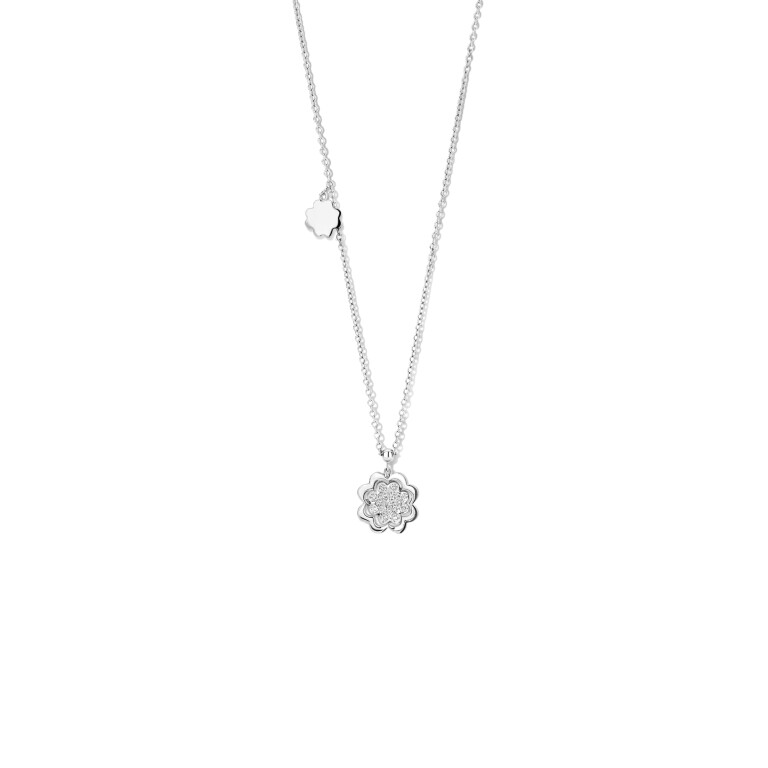 witgoud collier met diamant Schaap en Citroen Diamonds - #1 witgoud collier met diamant Schaap en Citroen Diamonds - #1