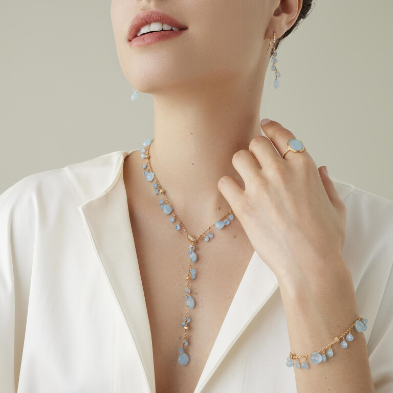 Marco Bicego Siviglia ring geelgoud met diamant - AB610-B_AQ01 - #3 Marco Bicego Siviglia ring geelgoud met diamant - AB610-B_AQ01 - #3