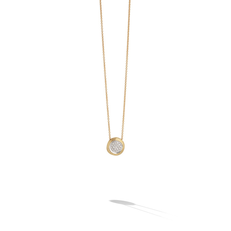 Marco Bicego Jaipur collier geel/wit goud met diamant - CB1809-B - #3 Marco Bicego Jaipur collier geel/wit goud met diamant - CB1809-B - #3
