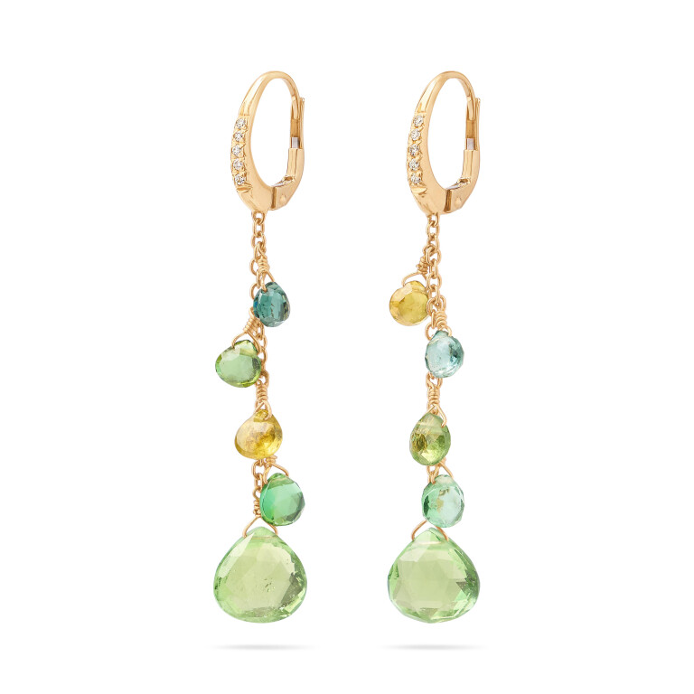 Marco Bicego Paradise oorhangers geelgoud met diamant - OB1743-MB-TV01 - #4 Marco Bicego Paradise oorhangers geelgoud met diamant - OB1743-MB-TV01 - #4