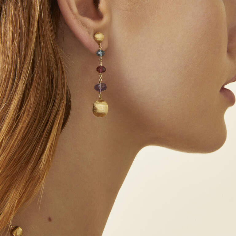 Marco Bicego Africa oorknoppen geelgoud met Diversen - OB1625-MIX02 - #2 Marco Bicego Africa oorknoppen geelgoud met Diversen - OB1625-MIX02 - #2