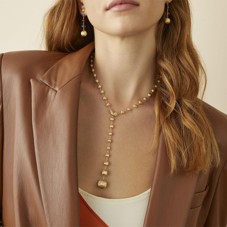 Marco Bicego Africa oorknoppen geelgoud met Diversen - OB1625-MIX02 - #3 Marco Bicego Africa oorknoppen geelgoud met Diversen - OB1625-MIX02 - #3